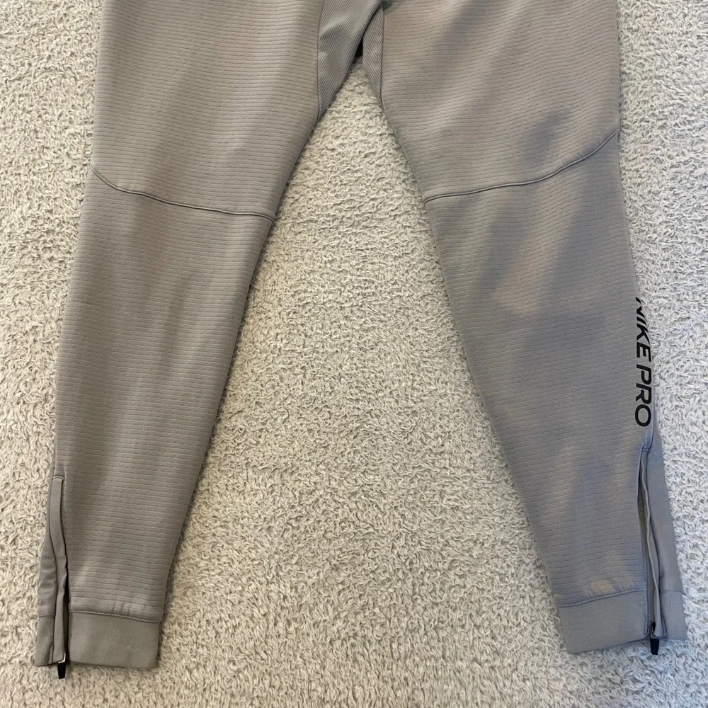 Nike Pro Dri-Fit Dry Tapered Training Pants Mens Small Gray Jogger BV5515-073 - Picture 12 of 16